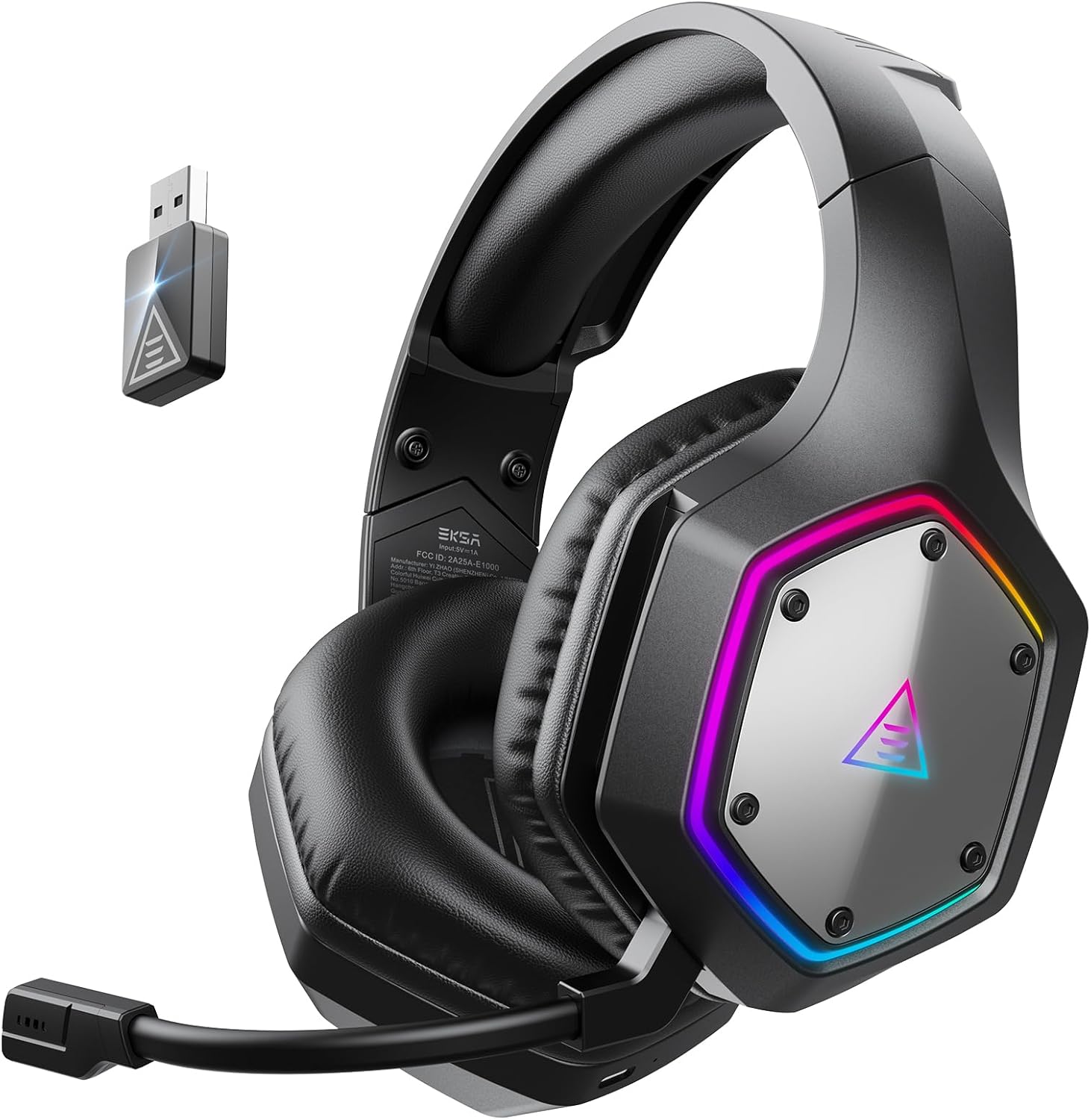 Pc Gaming Rgb - 2.4GHz Wireless Gaming Headset for PS5,