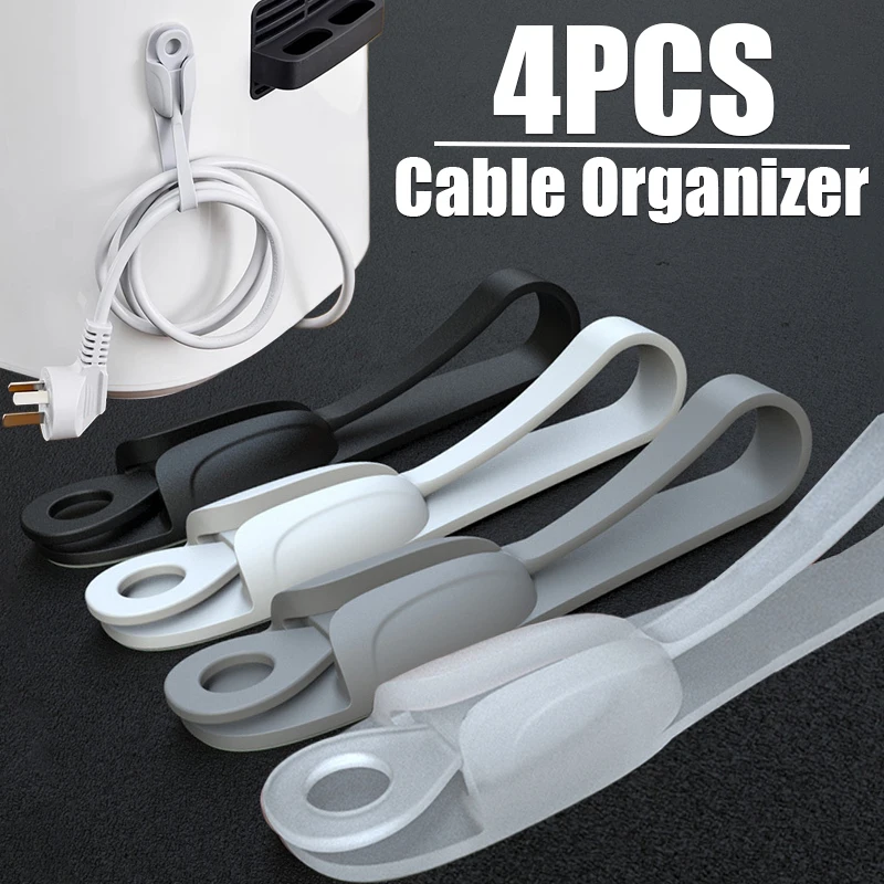 Cable Management Sleeve - Upgraded Cord Wrapper Holder Cable Organizer