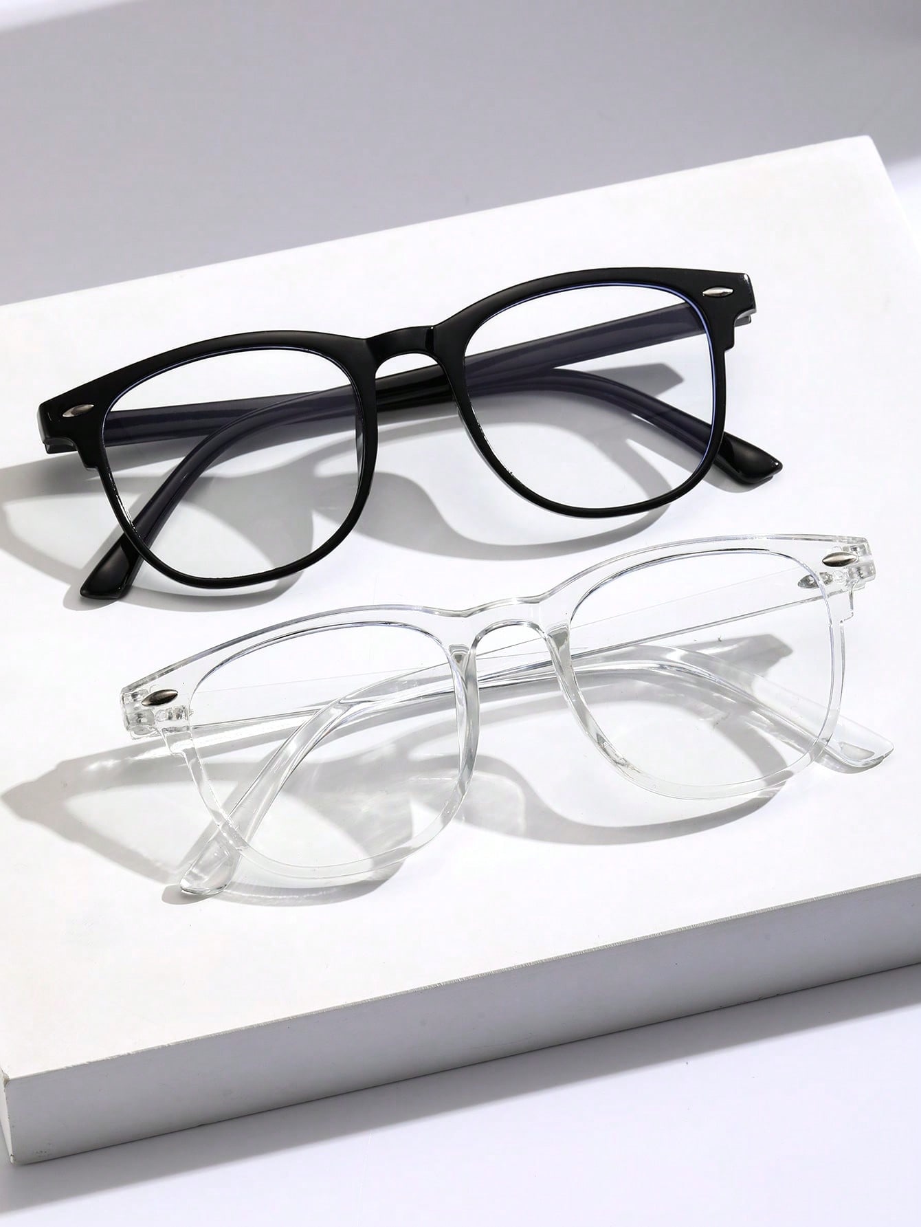 Gaming Glasses Blue Light - 1-2-3PCS Unisex Square Plastic Frame Trendy