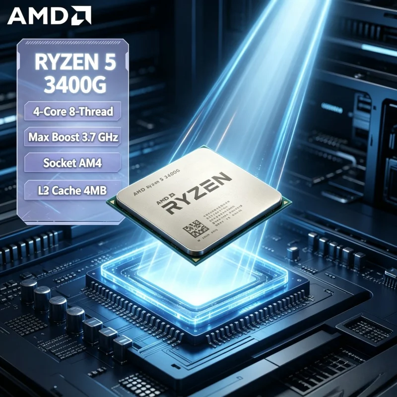 Pc Gaming Amd Ryzen 5 - AMD Ryzen 5 3400G Loose Chip