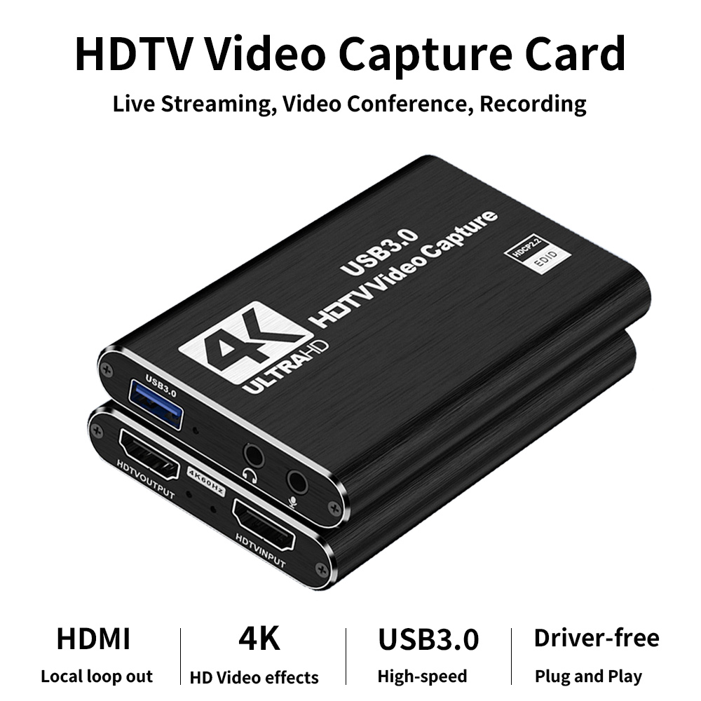 Pc Gaming Live Streaming - 4K HDMI Video Capture Card 1080P