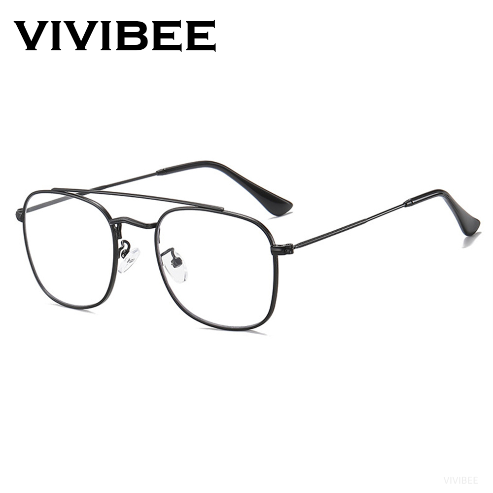 VIVIBEE Retro Aviation Blue Li - مراجعة Gaming Glasses Blue Light وسعره