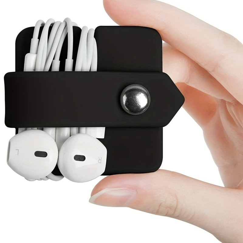 2pcs Headphone Winder Wire Cab - مراجعة Cable Management Sleeve وسعره