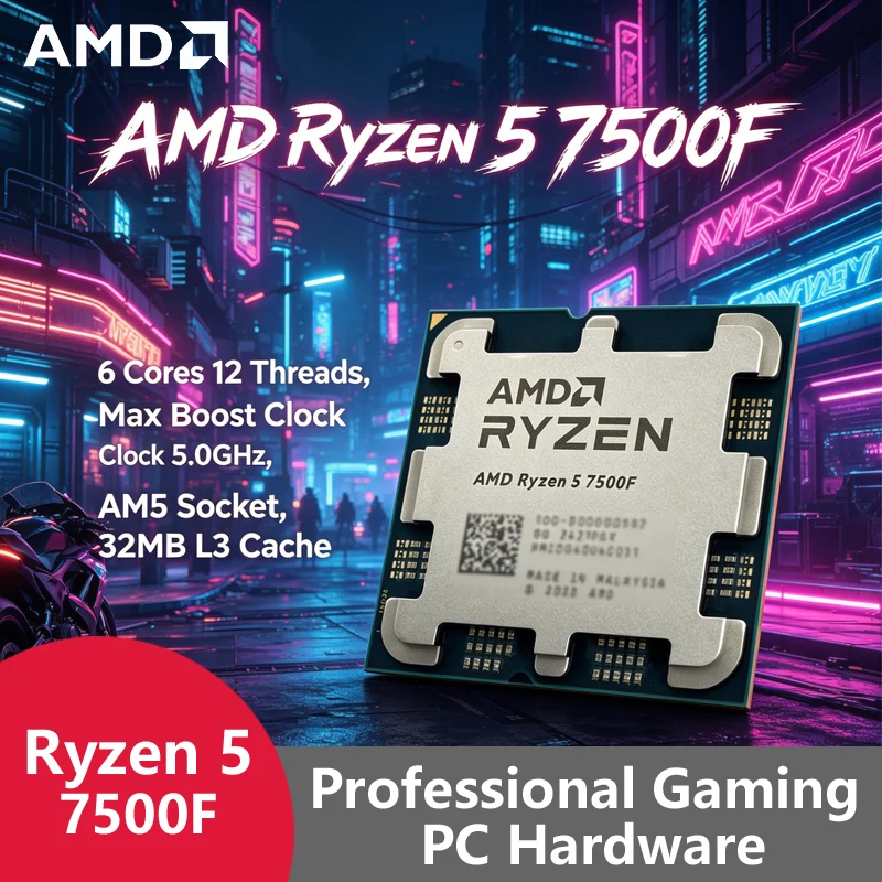 AMD Ryzen 5 7500F AM5 5nm Gami - مراجعة Pc Gaming Amd Ryzen 5 وسعره