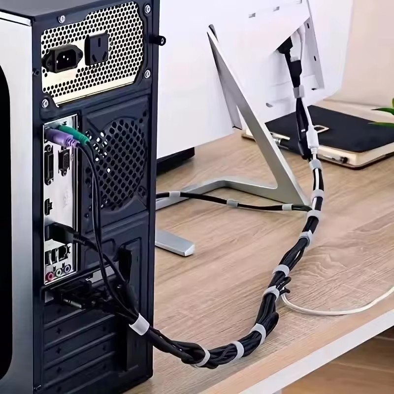 1/3M Cable Organizer Cable Man - مراجعة Cable Management Sleeve وسعره