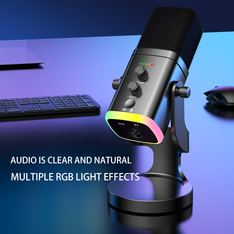 RGB Gaming Microphone USB Micr - مراجعة Pc Gaming Live Streaming وسعره
