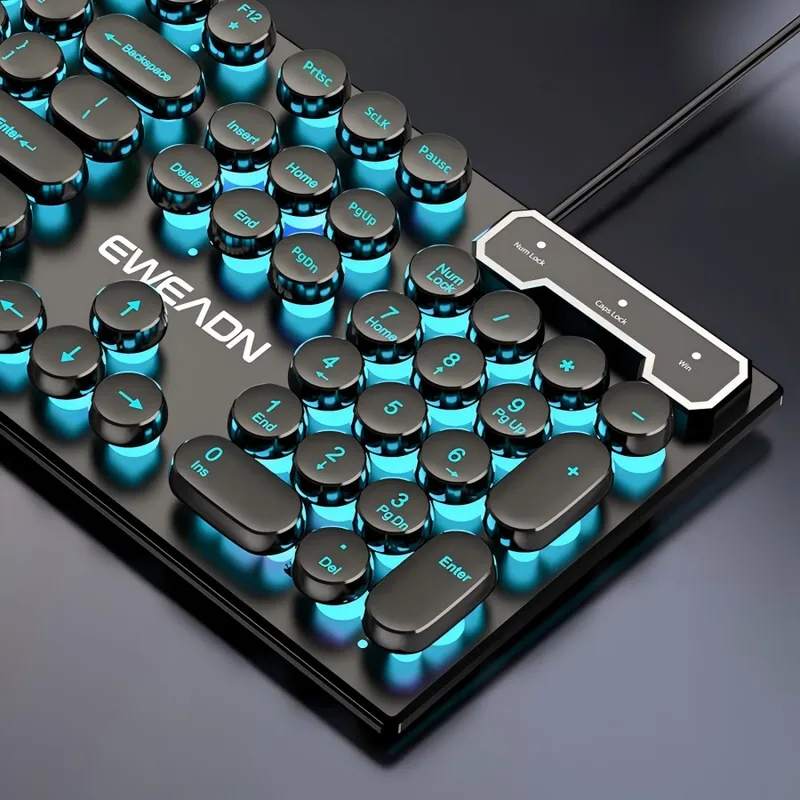 Retro Punk Mechanical Feel Key - مراجعة Pc Gaming Rgb وسعره