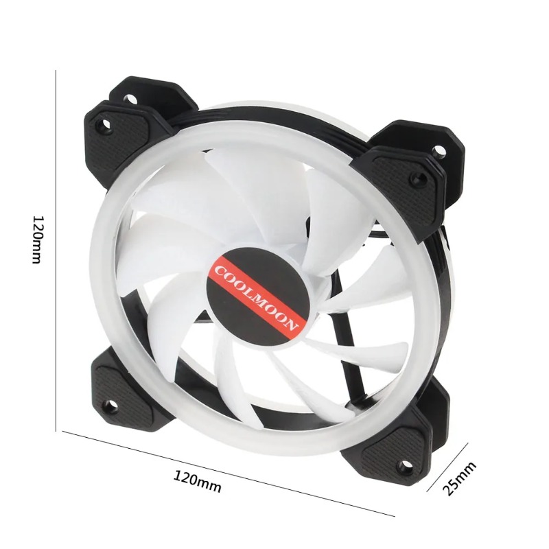 120mm RGB Quiet Adjustable PC  - مراجعة Pc Gaming Rgb وسعره