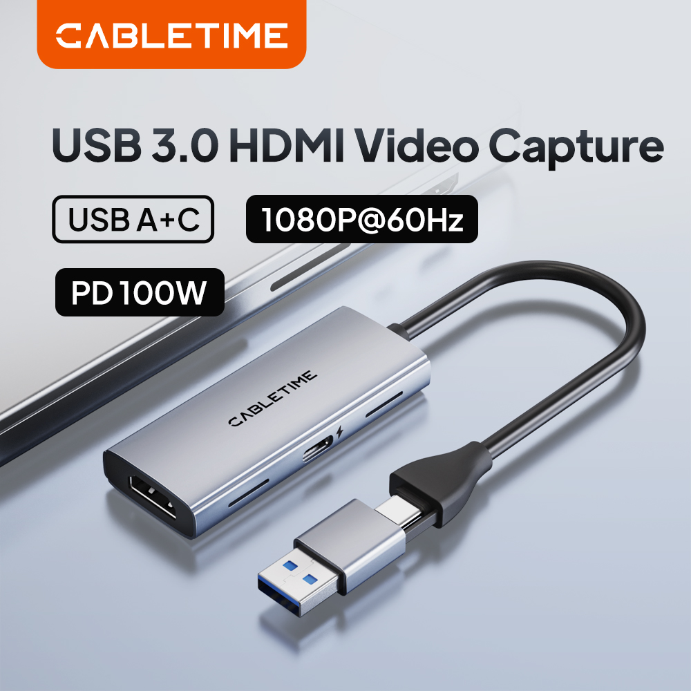 CABLETIME 4K Video Capture Car - مراجعة Pc Gaming Live Streaming وسعره