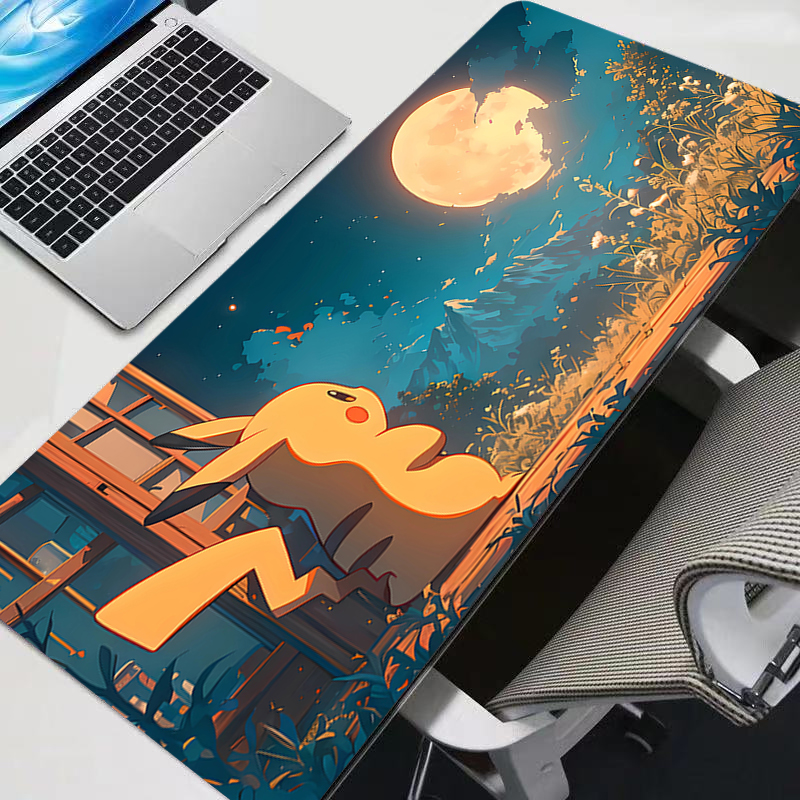 Mouse Pad Large P-Pikachu Rubb - مراجعة Pc Gaming Aesthetic وسعره