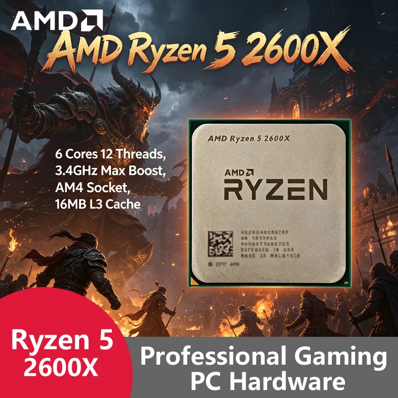 AMD Ryzen 5 2600X AM4 Unlocked - مراجعة Pc Gaming Amd Ryzen 5 وسعره
