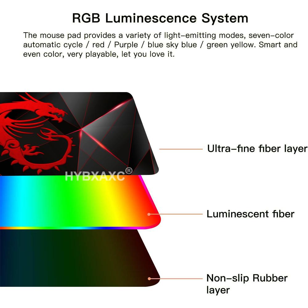 Gaming Mouse Pad Rgb Msi LOGO  - مراجعة Pc Gaming Msi وسعره