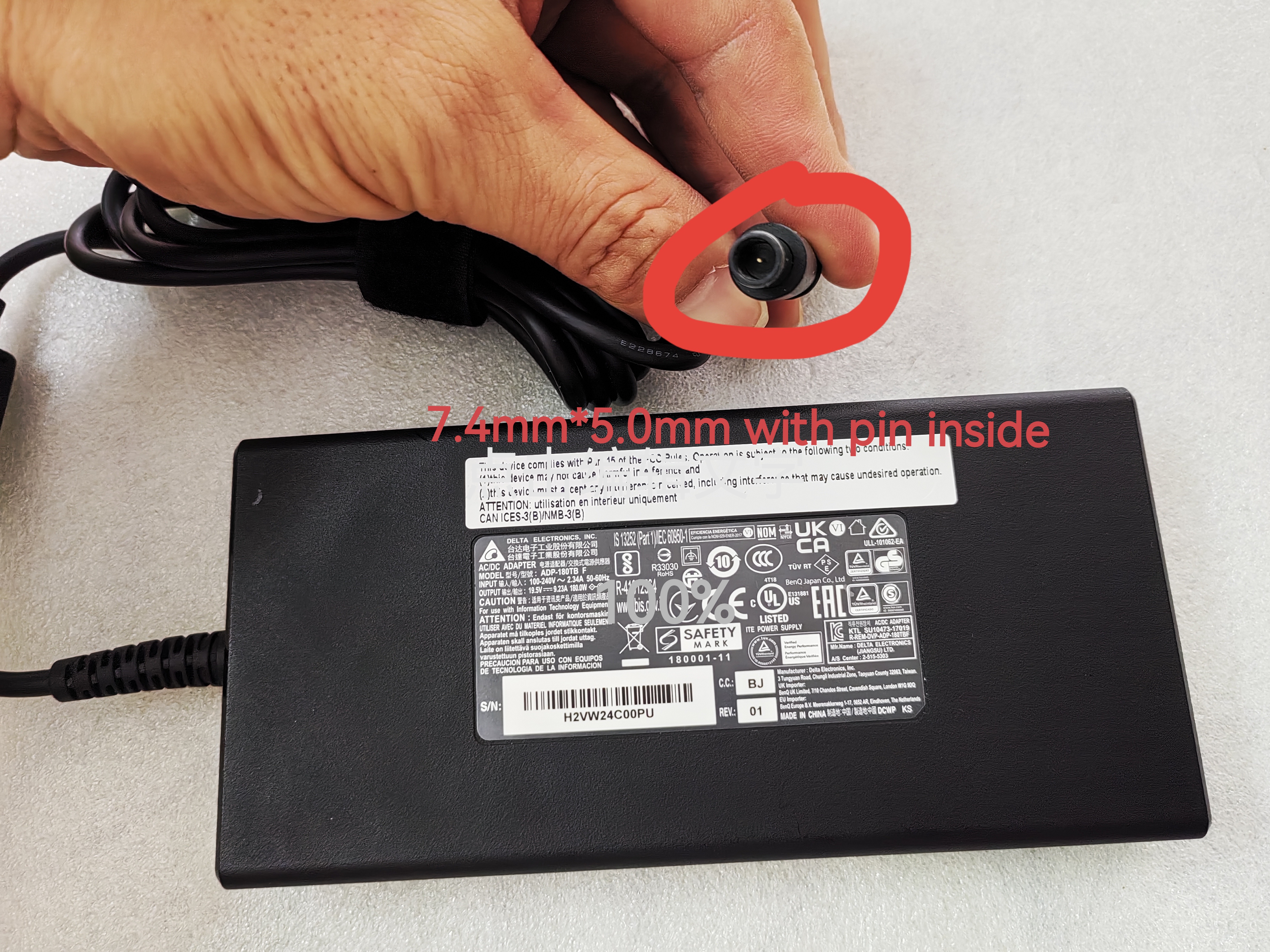 OEM Slim Delta 19.5V 9.23A ADP - مراجعة Pc Gaming Msi وسعره