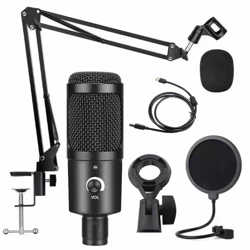USB Condenser Microphone Recor - مراجعة Pc Gaming Live Streaming وسعره