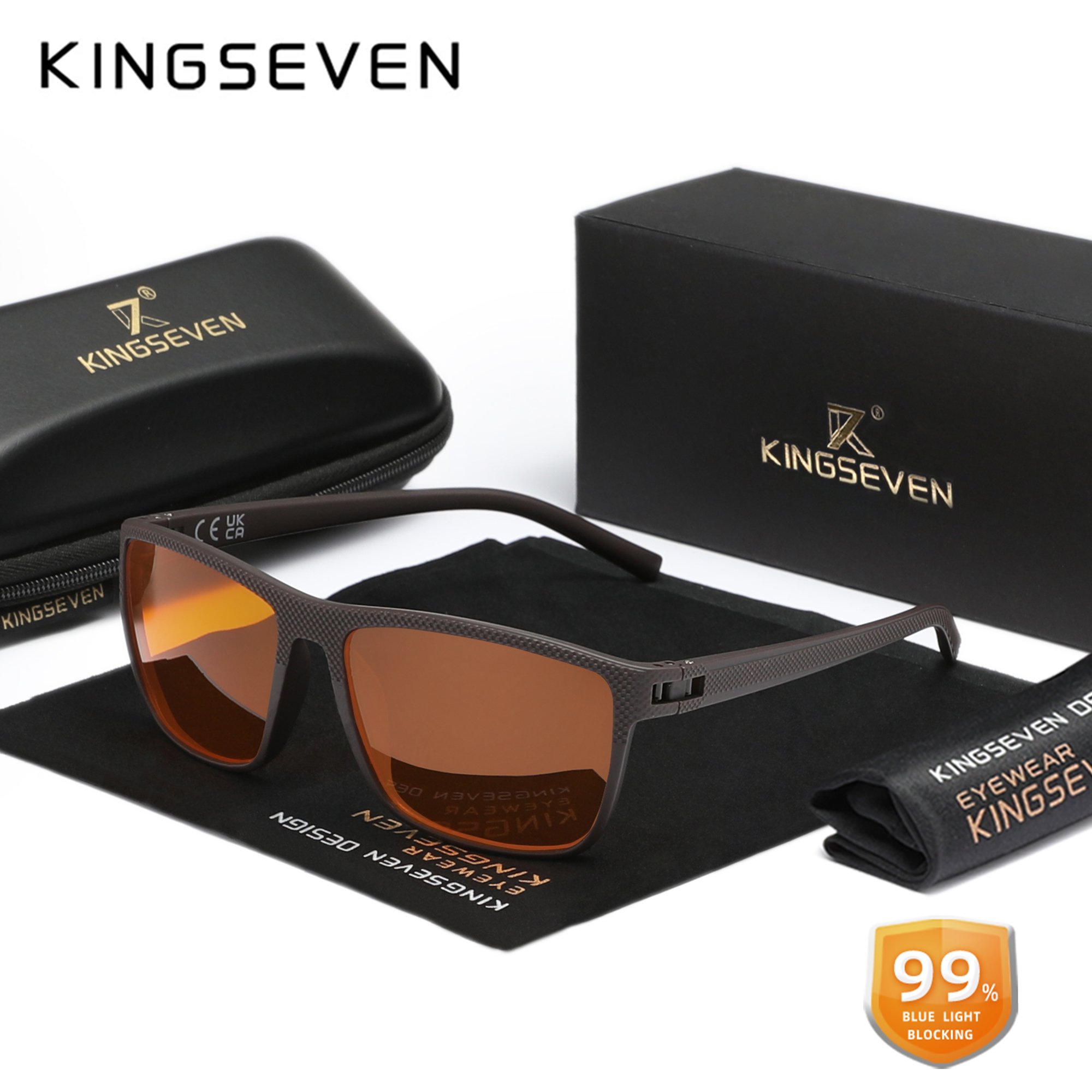 KINGSEVEN New 99% Anti-Blue Ra - مراجعة Gaming Glasses Blue Light وسعره