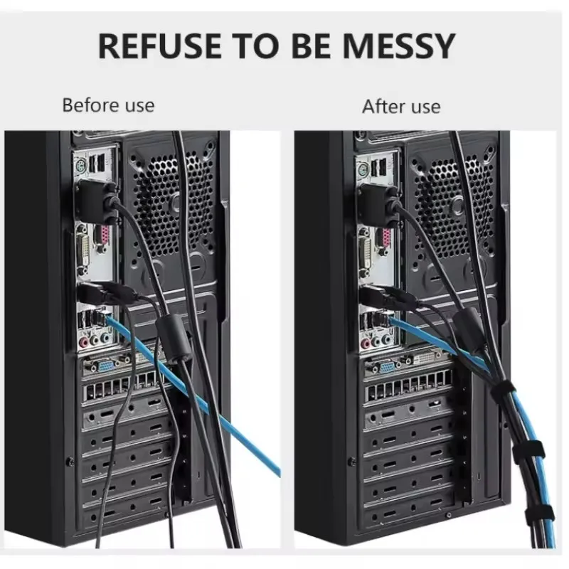 1/5M Cable Organizer Cable Man - مراجعة Cable Management Sleeve وسعره