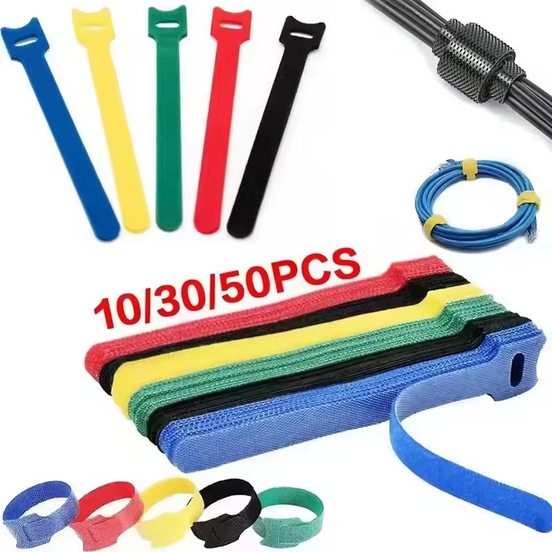 10/30/50PCS USB Cable Organize - مراجعة Cable Management Sleeve وسعره