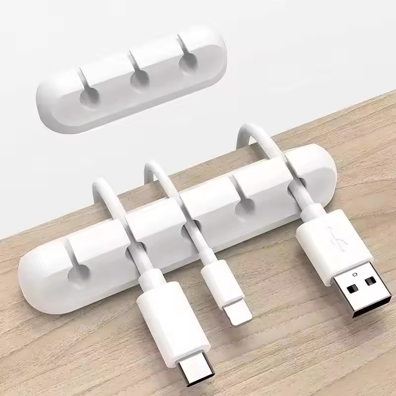 Silicone USB Cable Clip Winder - مراجعة Cable Management Sleeve وسعره