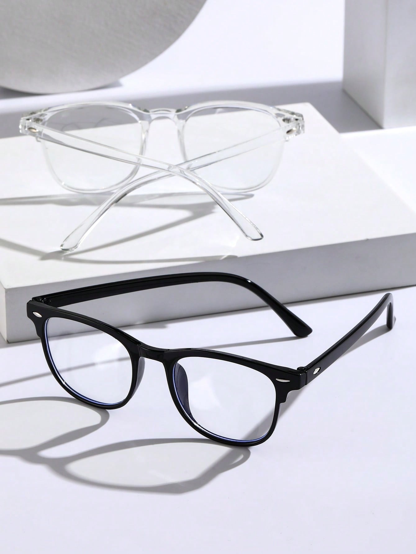 1-2-3PCS Unisex Square Plastic - مراجعة Gaming Glasses Blue Light وسعره