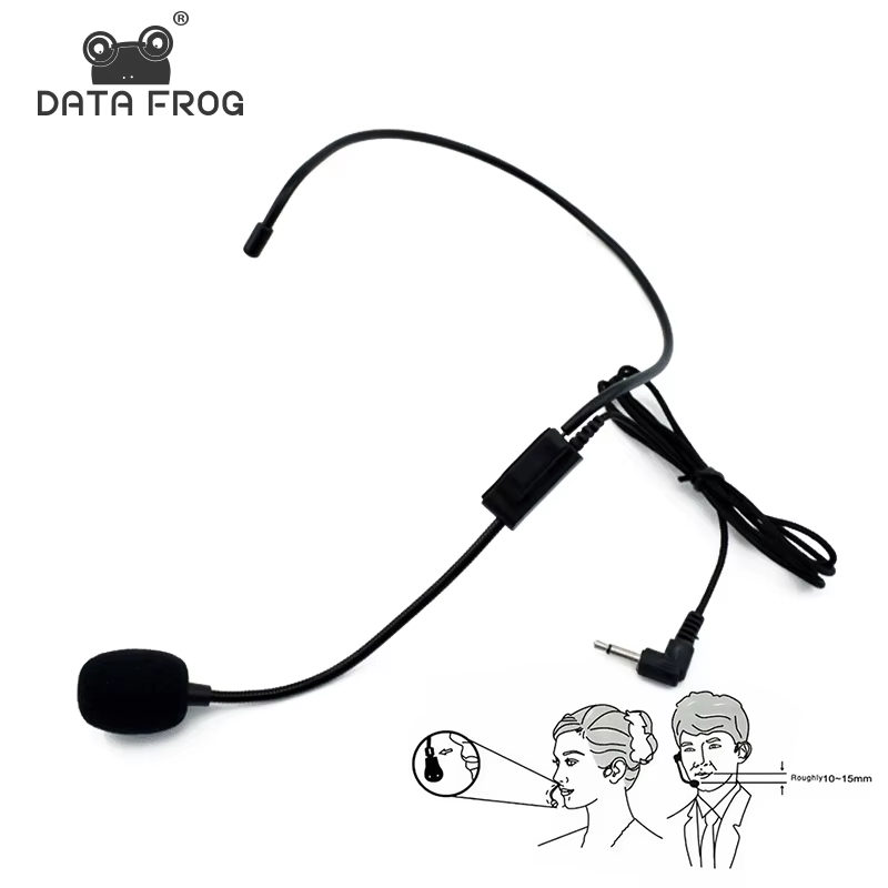 DATA FROG 3.5mm Wired Micropho - مراجعة Pc Gaming Live Streaming وسعره
