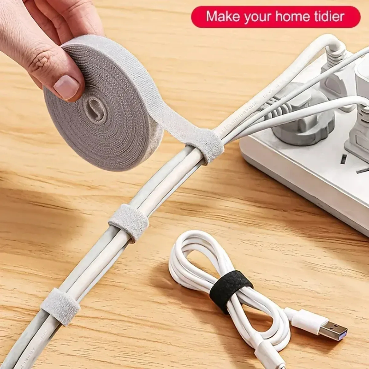3M Hook and Loop Fastener Cabl - مراجعة Cable Management Sleeve وسعره
