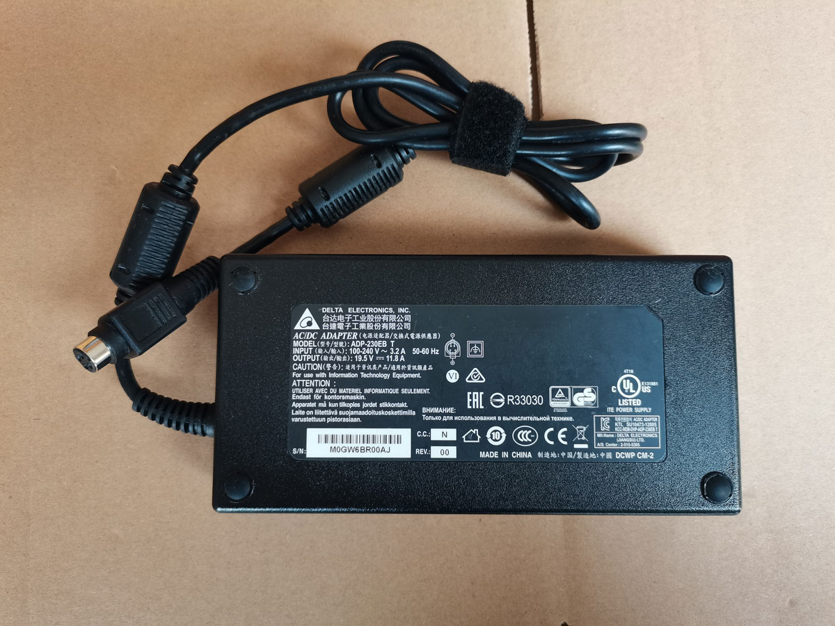 OEM Delta 230W 19.5V 11.8A ADP - مراجعة Pc Gaming Msi وسعره