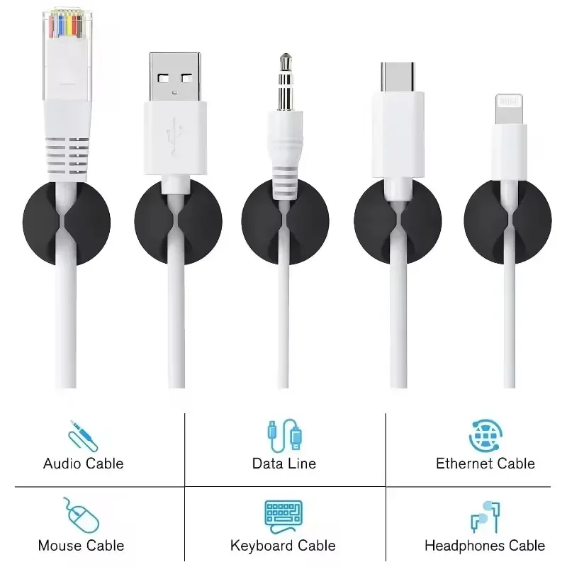 Cable Clips Phone Cord Holder  - مراجعة Cable Management Sleeve وسعره