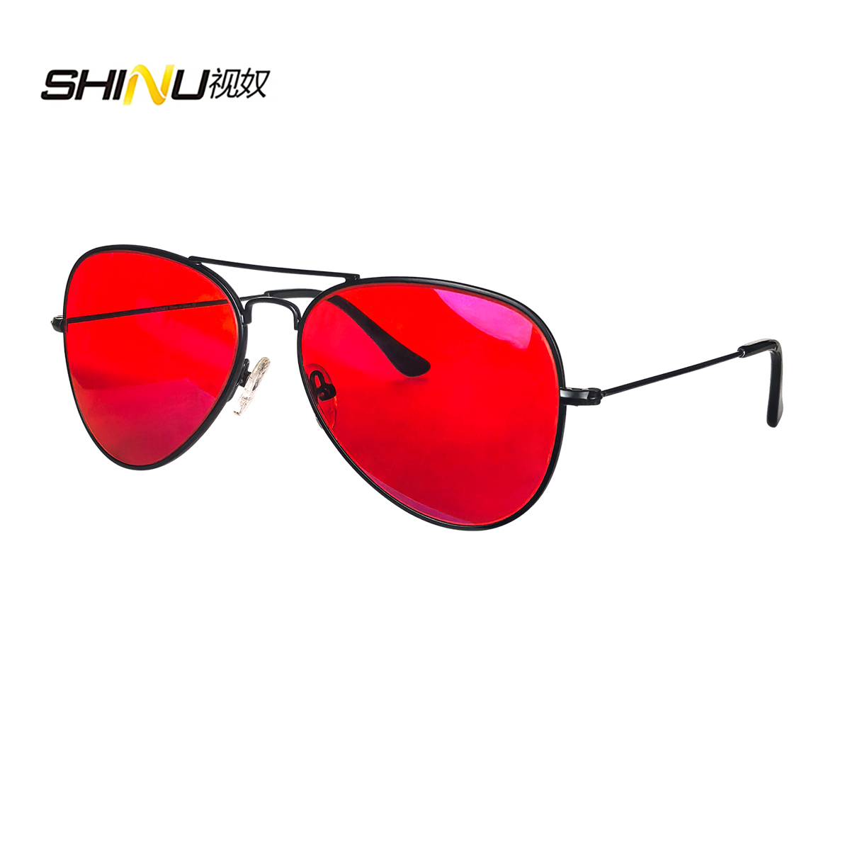 SHINU Red Lenses Glasses Men O - مراجعة Gaming Glasses Blue Light وسعره