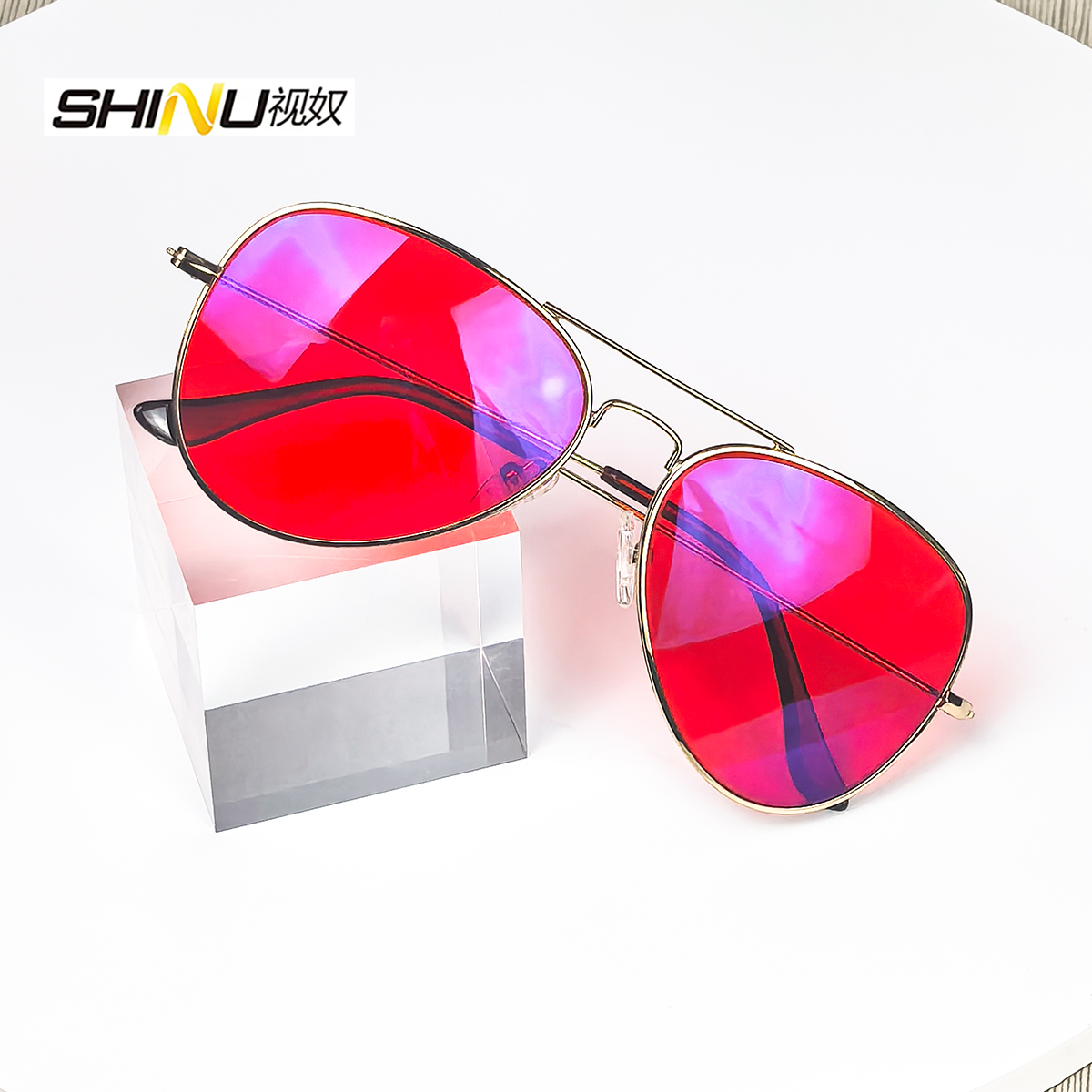 SHINU Red Lenses Glasses Men O - مراجعة Gaming Glasses Blue Light وسعره
