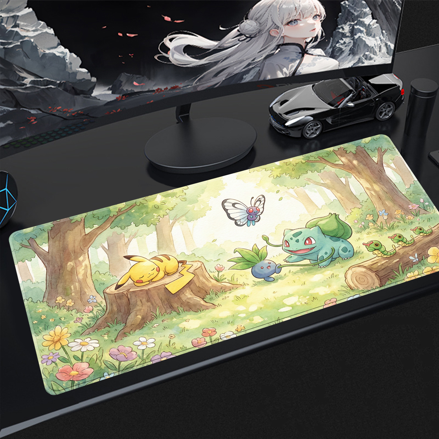 Kawaii Mouse Pad Gaming PC Acc - مراجعة Pc Gaming Aesthetic وسعره