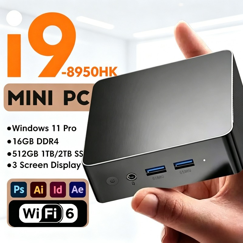 Intel Core i9 8950HK  Mini PC  - مراجعة Pc Gaming Intel Core I9 وسعره