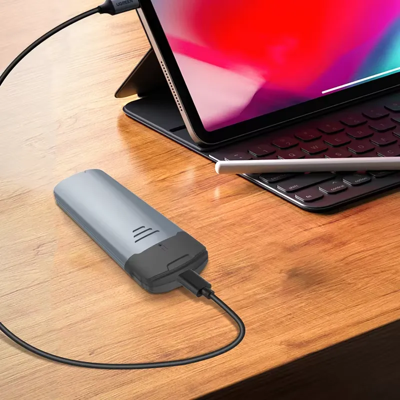 M2 NVMe SSD Enclosure 10Gbps A - مراجعة Pc Gaming Rgb وسعره