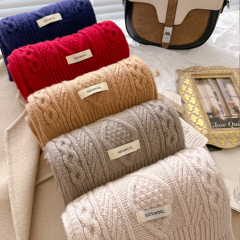 Luxury 100% Wool Scarf Women M - مراجعة Cable Management Sleeve وسعره