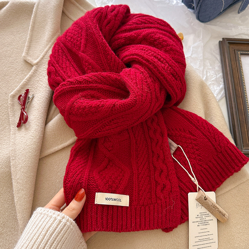 Luxury 100% Wool Scarf Women M - مراجعة Cable Management Sleeve وسعره