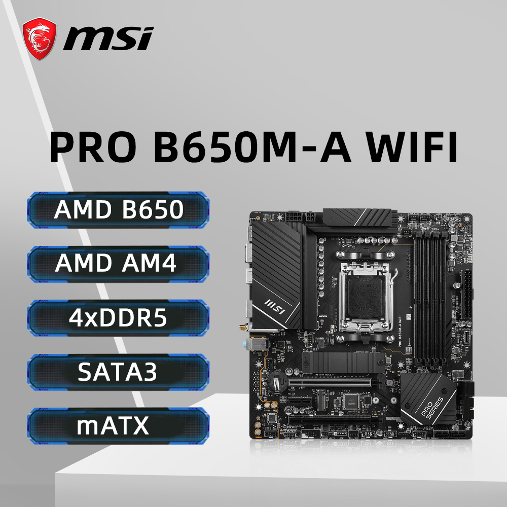 MSI PRO B650M-A WIFI Motherboa - مراجعة Pc Gaming Msi وسعره