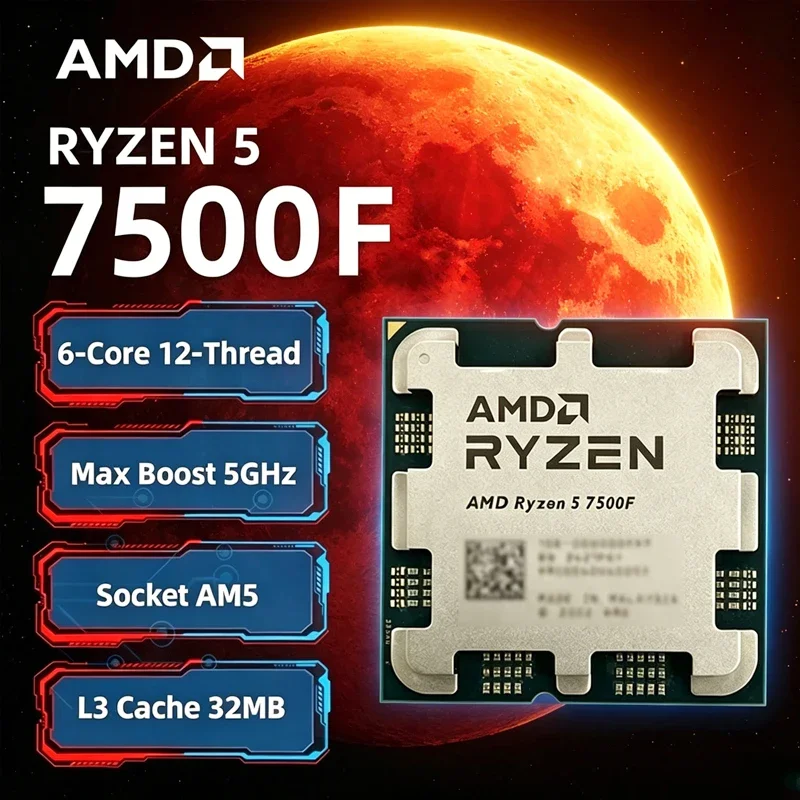 AMD Ryzen 5 7500F 3.7GHz 6-Cor - مراجعة Pc Gaming Amd Ryzen 5 وسعره