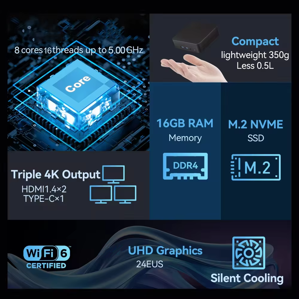 MINI PC Windows 11 Intel Core  - مراجعة Pc Gaming Intel Core I9 وسعره