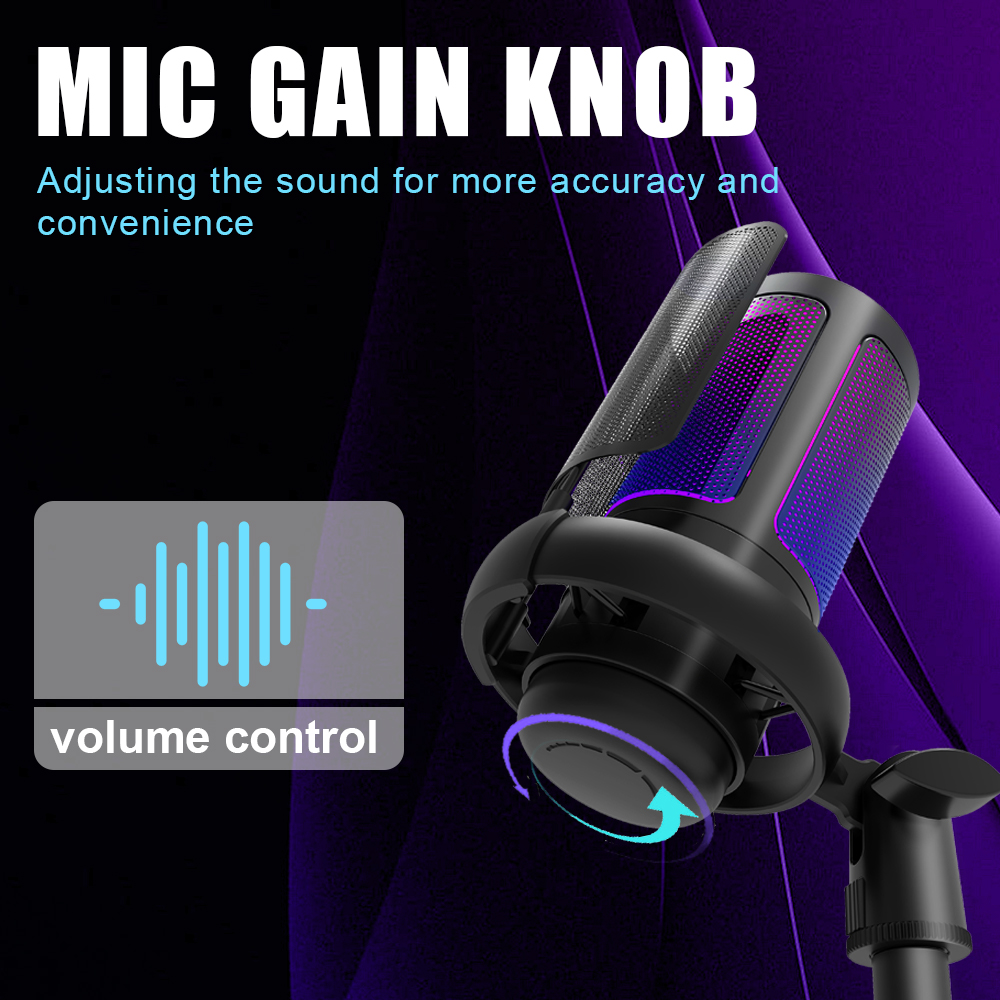 Gaming Microphone for PC:USB M - مراجعة Pc Gaming Rgb وسعره