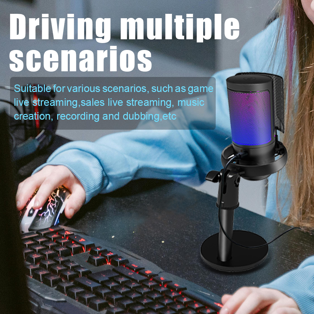 Gaming Microphone for PC:USB M - مراجعة Pc Gaming Rgb وسعره