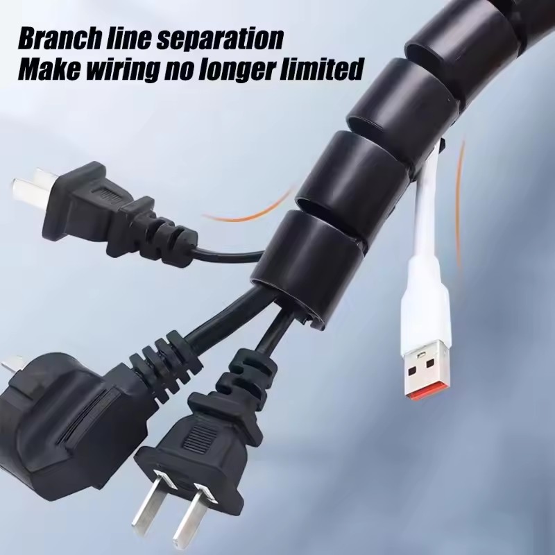 Cable Tube Sleeve Flexible Cor - مراجعة Cable Management Sleeve وسعره