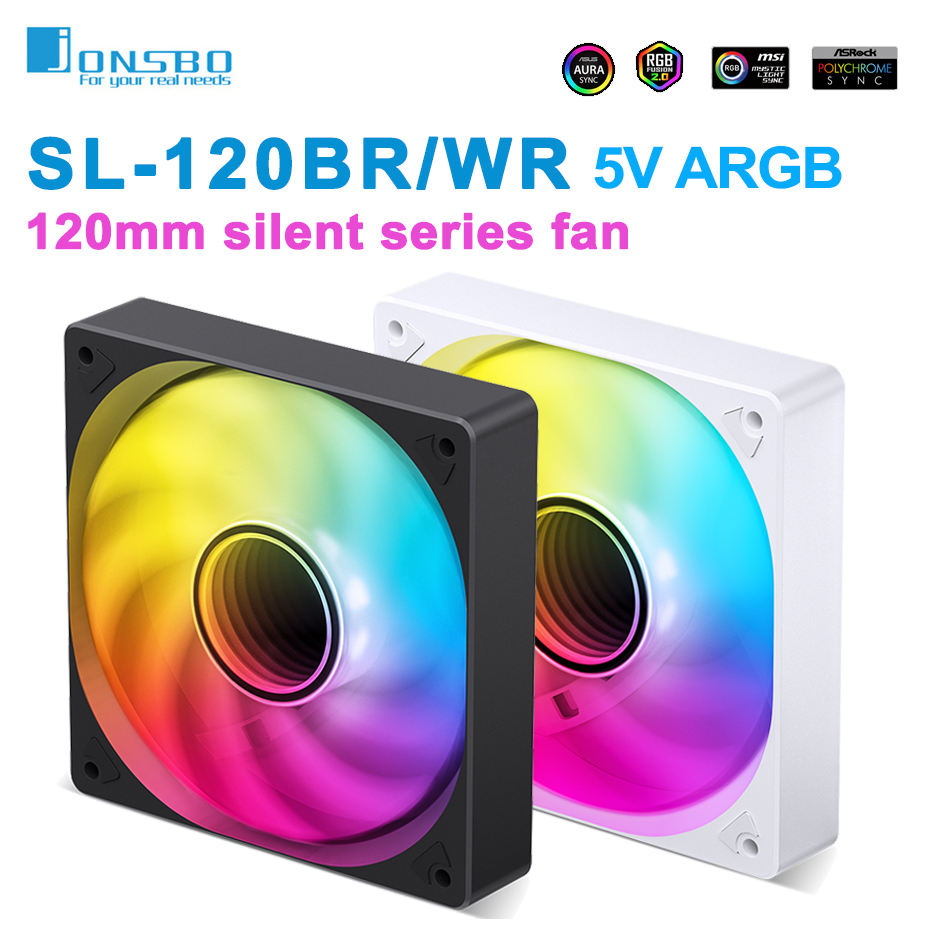 JONSBO SL-120 White/Black 120m - مراجعة Pc Gaming Rgb وسعره