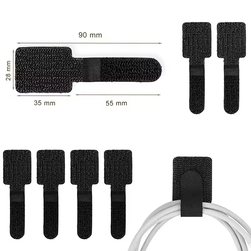 20/10/5/1PCS Releasable Cable  - مراجعة Cable Management Sleeve وسعره