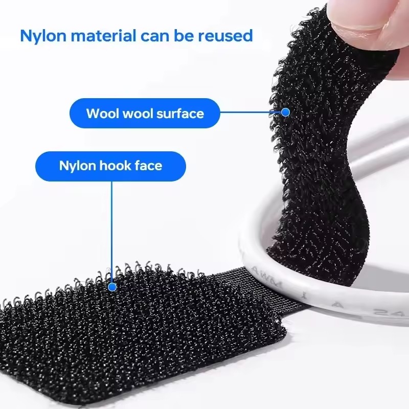 20/10/5/1PCS Releasable Cable  - مراجعة Cable Management Sleeve وسعره